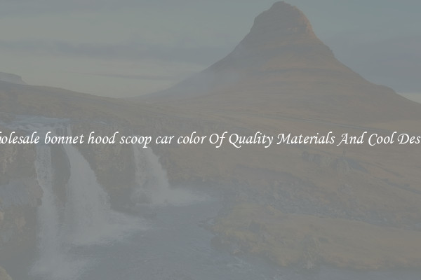 Wholesale bonnet hood scoop car color Of Quality Materials And Cool Designs