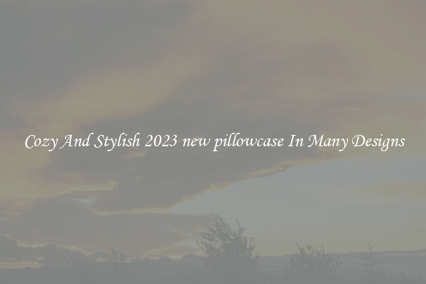 Cozy And Stylish 2023 new pillowcase In Many Designs