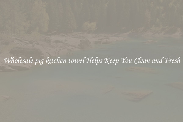 Wholesale pig kitchen towel Helps Keep You Clean and Fresh