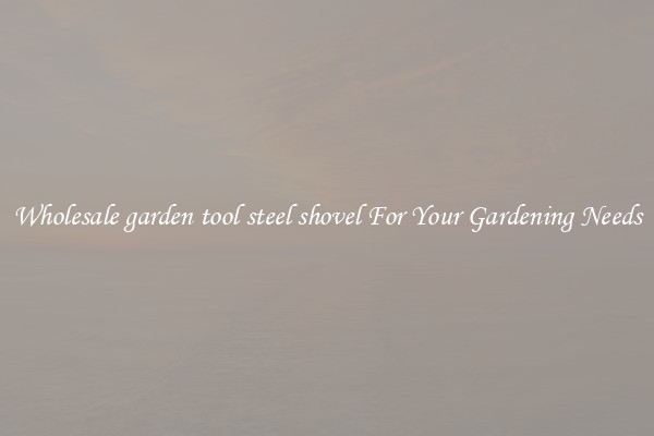 Wholesale garden tool steel shovel For Your Gardening Needs