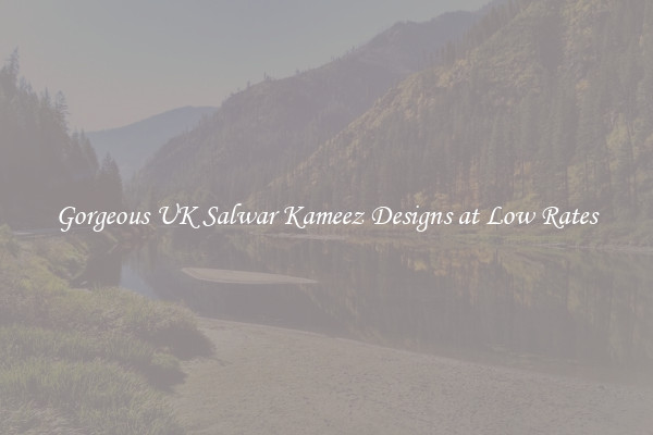 Gorgeous UK Salwar Kameez Designs at Low Rates