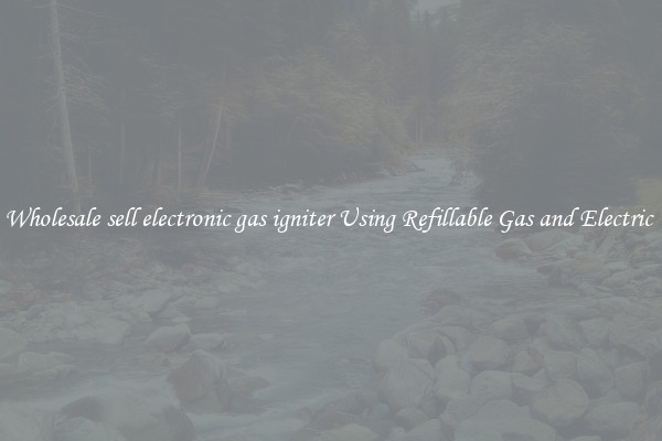 Wholesale sell electronic gas igniter Using Refillable Gas and Electric 