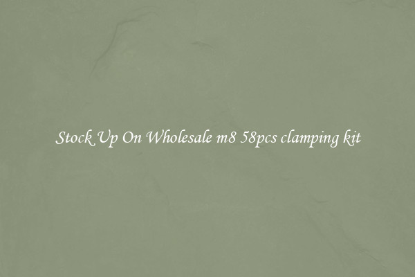 Stock Up On Wholesale m8 58pcs clamping kit