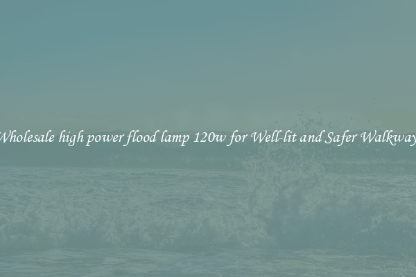 Wholesale high power flood lamp 120w for Well-lit and Safer Walkways