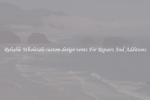 Reliable Wholesale custom design vents For Repairs And Additions