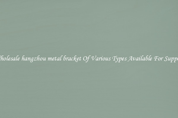 Wholesale hangzhou metal bracket Of Various Types Available For Support
